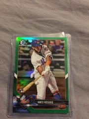 Amed Rosario [Batting Green Refractor] Baseball Cards 2018 Bowman Chrome Prices