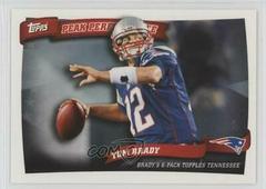Tom Brady Football Cards 2010 Topps Peak Performance Prices