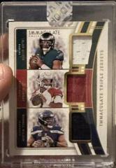 Jalen Hurts / Kyler Murray / Russell Wilson #13 Football Cards 2023 Panini Immaculate Triple Jersey Prices