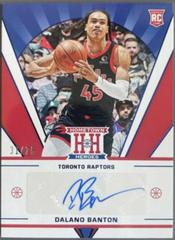 Dalano Banton [Blue] #HHR-DAL Basketball Cards 2021 Panini Chronicles Hometown Heroes Rookie Autographs Prices