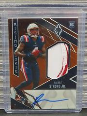Pierre Strong Jr. [Gloves] #RMS-PS Football Cards 2022 Panini Phoenix Rising Rookie Material Signature Prices