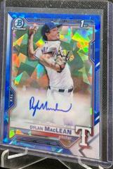 Dylan MacLean Baseball Cards 2021 Bowman Sapphire Autographs Prices