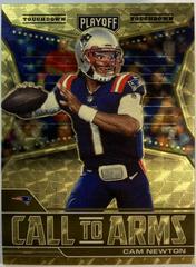 Cam Newton [Gold] #CA-CNE Football Cards 2021 Panini Playoff Call to Arms Prices