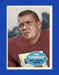 Jim Schrader #128 Football Cards 1960 Topps Prices
