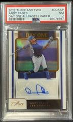 Andy Pages [Bases Loaded] #DPA-JP Baseball Cards 2022 Panini Three and Two Day One Autographs Prices