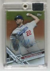 Clayton Kershaw #CAAU-CK Baseball Cards 2017 Topps Clearly Authentic Autographs Prices