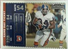 Shannon Sharpe #GDT-SSH Football Cards 2022 Panini Contenders Game Day Ticket Prices