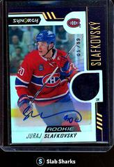 Juraj Slafkovsky [Purple Autograph] #R-Sl Hockey Cards 2022 Upper Deck Synergy Prices