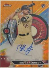 Buddy Kennedy [Orange Wave] #FA-BKE Baseball Cards 2023 Topps Finest Autographs Prices