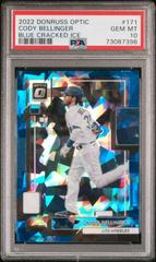 Cody Bellinger [Blue Ice] #171 Baseball Cards 2022 Panini Donruss Optic Prices