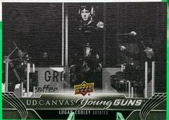 Logan Cooley [Black White] #C237 Hockey Cards 2023 Upper Deck UD Canvas Prices
