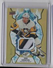 Jake Guentzel [Gold Patch] #5 Hockey Cards 2021 Upper Deck Ice Prices