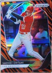 Shohei Ohtani [Tiger Stripe Prizm] #162 Baseball Cards 2020 Panini Prizm Prices
