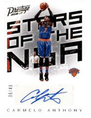 Carmelo Anthony #39 Basketball Cards 2016 Panini Prestige Stars of the NBA Signatures Prices