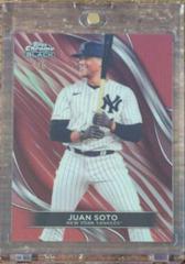Juan Soto [Red Refractor] #20 Baseball Cards 2024 Topps Chrome Black Prices