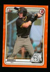 Robert Hassell [Orange] Baseball Cards 2020 Bowman Draft Prices