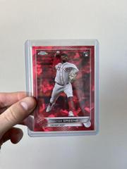 Hunter Greene [Red] #549 Baseball Cards 2022 Topps Chrome Sapphire Prices