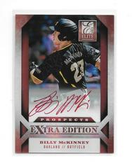 Billy McKinney [Red Ink Signature] #117 Baseball Cards 2013 Panini Elite Extra Edition Prices