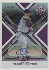 Nestor Cortes [Autograph Aspirations Purple] #178 Baseball Cards 2016 Panini Elite Extra Edition Prices