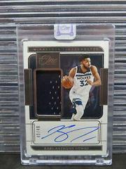 Karl Anthony Towns #JA-KAT Basketball Cards 2021 Panini One and One Jersey Autographs Prices