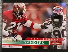 Deion Sanders #132 Football Cards 1995 Skybox Impact Prices