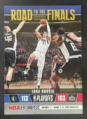 Luka Doncic Basketball Cards 2021 Panini Hoops Road to the Finals Prices