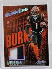 Ja'Marr Chase [Holo Silver] #AB-11 Football Cards 2023 Panini Absolute Burners Prices