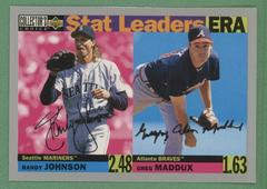 Greg Maddux, Randy Johnson [Silver Signature] #8 Baseball Cards 1996 Collector's Choice Prices
