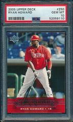Ryan Howard #250 Baseball Cards 2005 Upper Deck Prices