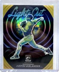 Justin Verlander [Gold] #LO-10 Baseball Cards 2022 Panini Donruss Optic Lights Out Prices