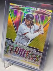 Josh Bell [Gold Prizm] #FR-19 Baseball Cards 2021 Panini Prizm Fearless Prices