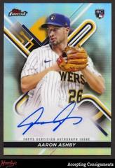 Aaron Ashby #FA-AA Baseball Cards 2022 Topps Finest Autographs Prices
