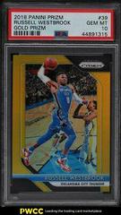 Russell Westbrook [Gold Prizm] #39 Basketball Cards 2018 Panini Prizm Prices