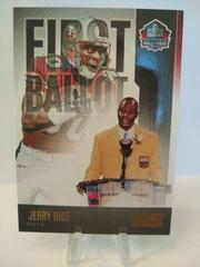 Jerry Rice [Gold] #FB-JR Football Cards 2022 Panini Score First Ballot Prices