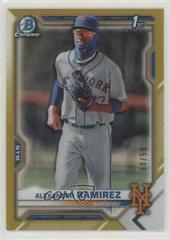 Alexander Ramirez [Gold Refractor] #BCP-208 Baseball Cards 2021 Bowman Chrome Prospects Prices