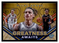 Riley Kugel [Gold Refractor] #GA-14 Basketball Cards 2023 Bowman Best University Greatness Awaits Prices