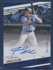 Jarred Kelenic [Red] Baseball Cards 2021 Panini Chronicles Prestige Autographs Prices