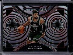 Paul George [Red] #7 Basketball Cards 2022 Panini Obsidian Tunnel Vision Prices