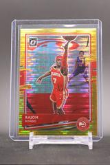 Rajon Rondo [Gold Pulsar] #107 Basketball Cards 2020 Panini Donruss Optic Prices