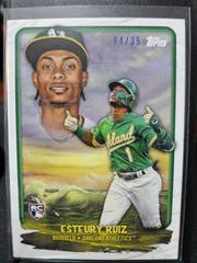 Esteury Ruiz [Titanium White] Baseball Cards 2023 Topps X Bob Ross The Joy Of Budding Talents Prices