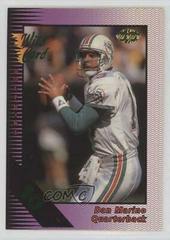 Dan Marino [10 Stripe] #19 Football Cards 1992 Wild Card Field Force Prices