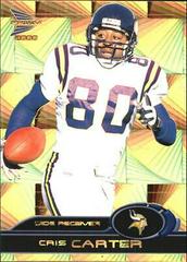 Cris Carter [Holographic Gold] #49 Football Cards 2000 Pacific Prism Prospects Prices