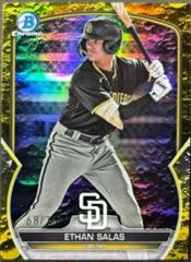 Ethan Salas [Yellow Lunar Crater] #BDC-1 Baseball Cards 2023 Bowman Draft Chrome Prices