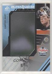 Carter Hart Hockey Cards 2021 SP Game Used NHL Lake Tahoe Games Banner Year Relics Prices
