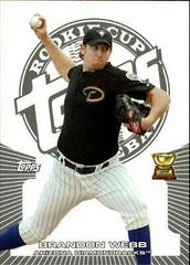 Brandon Webb #139 Baseball Cards 2005 Topps Rookie Cup Prices