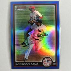 Robinson Cano [Blue Refractor] #11 Baseball Cards 2010 Bowman Chrome Prices