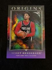Scoot Henderson [Purple FOTL] #17 Basketball Cards 2023 Panini Origins Prices
