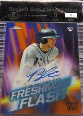Brandon Lowe [Orange Refractor] Baseball Cards 2019 Topps Chrome Autographs Prices