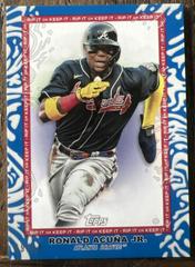 Ronald Acuna Jr. [Blue] Baseball Cards 2022 Topps Rip Autographs Prices