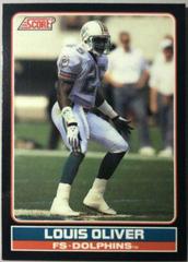 Louis Oliver #22 Football Cards 1990 Panini Score Young Superstars Prices
